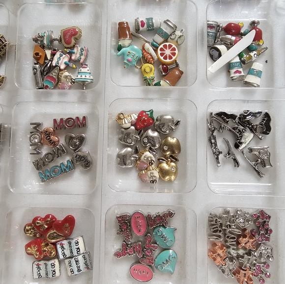 🦉 5/$21 🦉 O2 ORIGAMI OWL LIVING LOCKET FLOATING PETITE MEMORY CHARMS NEW!! - Picture 12 of 16